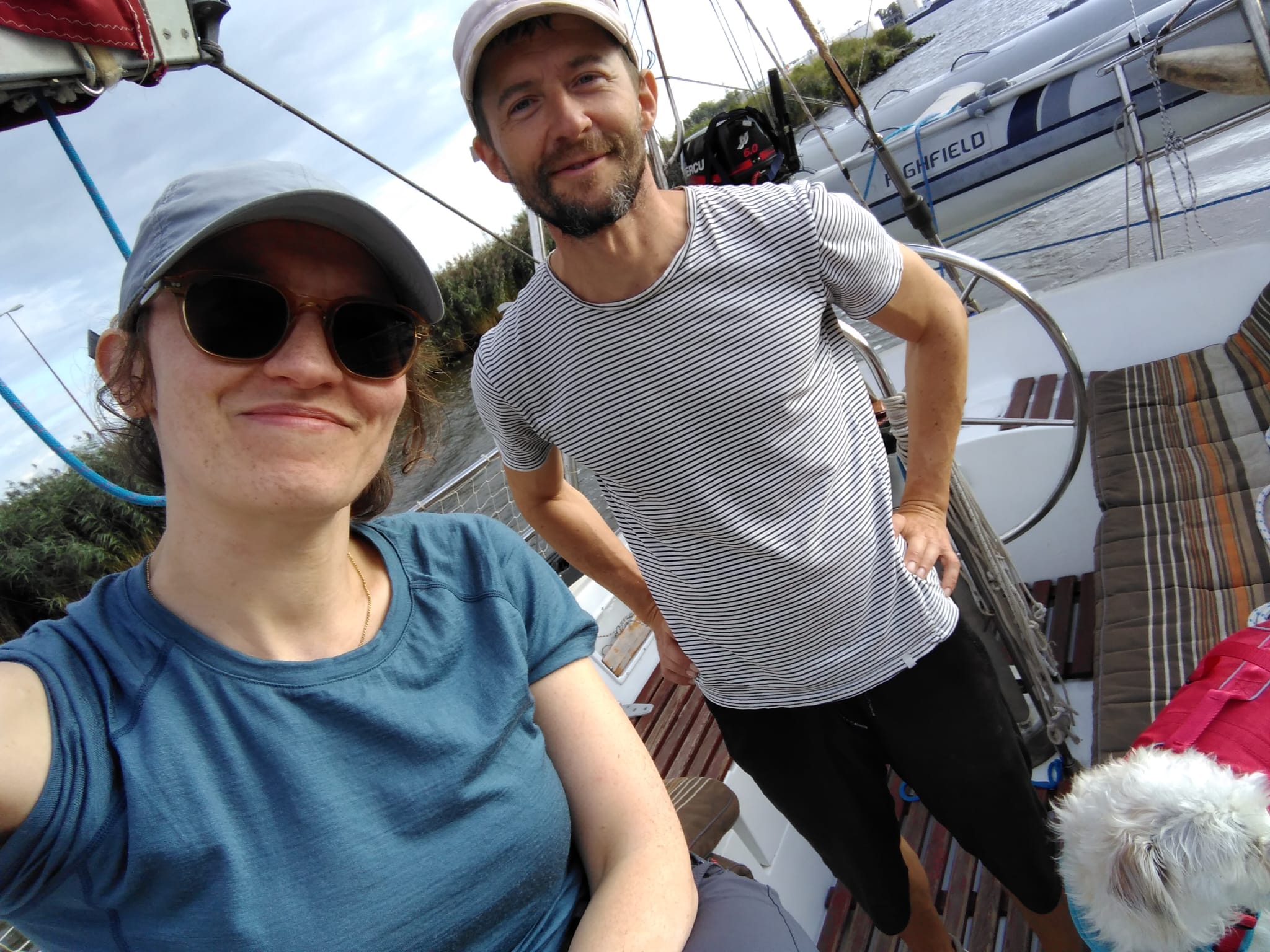 Barbara und Skipper Selfie mit Emma